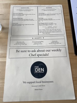 The Den Restaurant by null