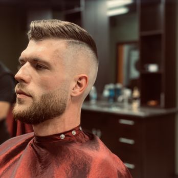 Suns Barber Shop - Combover skin fade with beard trim. - Barbers Near Me - Tempe, Arizona Suns Barber Shop - Combover skin fade with beard trim. - Barbers Near Me - Tempe, Arizona