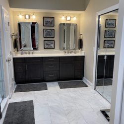 Zelmar Kitchen Designs & More - Newly remodeled master bathroom