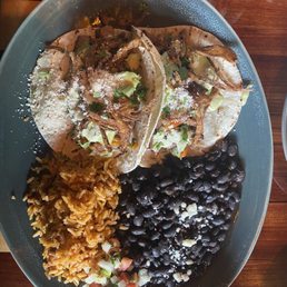 Ribeye Tacos, Rice, and Beans. It was delicious!! Ribeye Tacos, Rice, and Beans. It was delicious!!