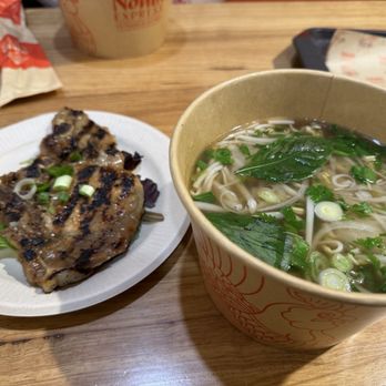 Non La Express - Pho with grilled pork chop - Vietnamese Near Me - Flushing, New York