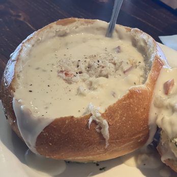 The Fish Hopper - Clam chowder bowl - Seafood Near Me - Monterey, California The Fish Hopper - Clam chowder bowl - Seafood Near Me - Monterey, California