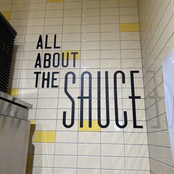 The Halal Guys - all about the sauce - Middle Eastern Near Me - Frisco, Texas