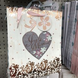 Dollar Tree - Omg. CUTE wedding gift bags here today. 5/4/2018
