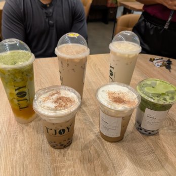 T'JOY Coffee & Teahouse - Drink spread, Vietnamese coffee w/ sea salt foam was my favorite - Vietnamese Near Me - Pearland, Texas T'JOY Coffee & Teahouse - Drink spread, Vietnamese coffee w/ sea salt foam was my favorite - Vietnamese Near Me - Pearland, Texas