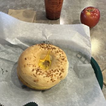 Pizagel's Pizza & Bakery - Onion bagel with sausage egg and cheese. - Bakeries Near Me - Topeka, Kansas Pizagel's Pizza & Bakery - Onion bagel with sausage egg and cheese. - Bakeries Near Me - Topeka, Kansas