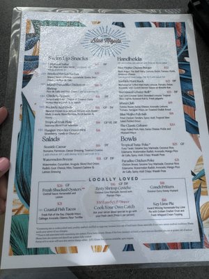 Menu photo 4 Blue Mojito Pool Bar & Grill Key West, FL Menu photo 4 Blue Mojito Pool Bar & Grill Key West, FL