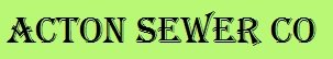 Acton Sewer Logo