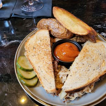 Baxter’s 1892 - Short rib and Brisket Reuben. - Music Venues Near Me - New Bern, North Carolina