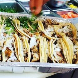 Nacho Bisnez - TACOS CHICKEN , CARNITAS TOPPED WITH CILANTRO AND ONIONS AND CHOICE OF SALSA