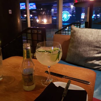 Amada - Our Gin and Tonic with a View! - Tapas Bars Near Me - Atlantic City, New Jersey