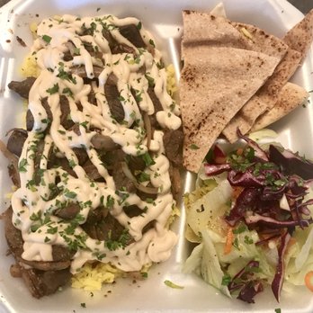 Sinbad's Fast Food - Beef Kabob Platter - Mediterranean Near Me - Merritt Island, Florida