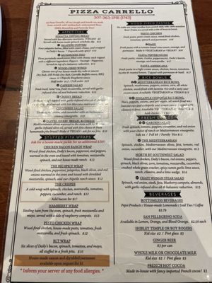 Menu photo 4 Pizza Carrello Gillette, WY