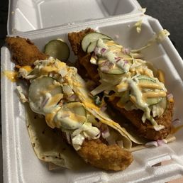 Fried fish tacos Fried fish tacos