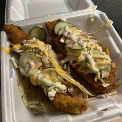 Benchwarmer's - Fried fish tacos