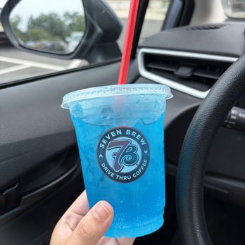7 Brew Coffee - Blue Razz + Lime - Coffee & Tea Near Me - Clark, New Jersey
