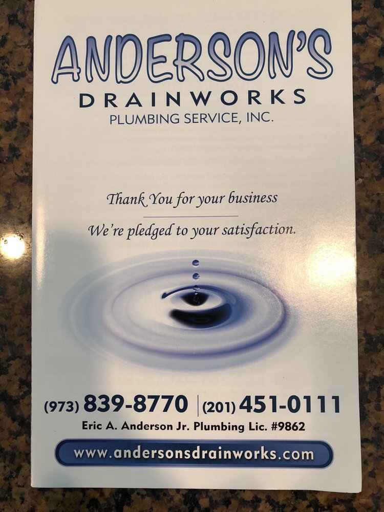 Slide of Anderson's Drainworks