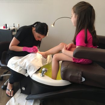 Ten Nails Face Body - Ola was super patient with my little one, during her first nail salon experience. - Nail Salons Near Me - Lake Barrington, Illinois
