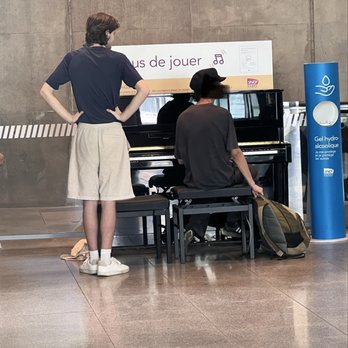 Gare de Lyon Part-Dieu - 5/23/26 FYI. This "kid" was amazing on the piano!! - Public Transportation Near Me - Lyon, 69
