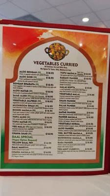 Menu photo 6 Kamal Palace Long Beach, CA