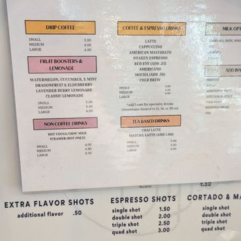 Joy Bar Coffee - Standard menu - Coffee & Tea Near Me - High Point, North Carolina Joy Bar Coffee - Standard menu - Coffee & Tea Near Me - High Point, North Carolina