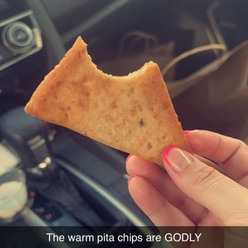 CAVA - Warm pita chips - Mediterranean Near Me - Dedham, Massachusetts