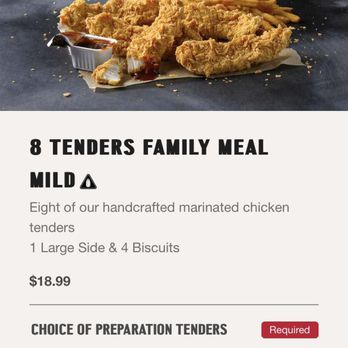 Popeyes Louisiana Kitchen - Prices, food received, receipt. - Fast Food Near Me - Corinth, Texas