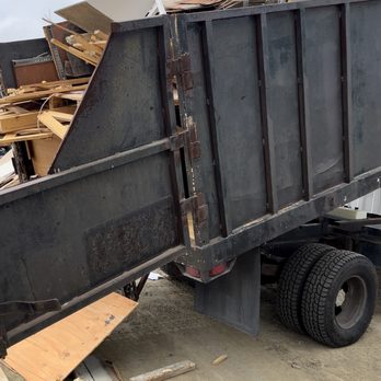 Premier Junk Removal - Cleaned out a yard and filled up the dumpster truck! - Junk Removal & Hauling Near Me Premier Junk Removal - Cleaned out a yard and filled up the dumpster truck! - Junk Removal & Hauling Near Me