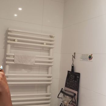 First Hotel - Weird holes in the bathroom mirror. I stuffed them with tissue - Hotels Near Me - Paris, 75