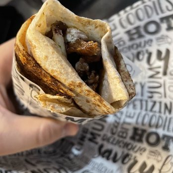 THE DOUGH SHOW - Orlando - Beef shawarma wrap - Mediterranean Near Me - Orlando, Florida THE DOUGH SHOW - Orlando - Beef shawarma wrap - Mediterranean Near Me - Orlando, Florida