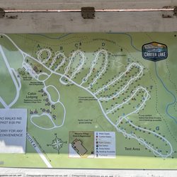 Mazama Village Campground - Map of the camping loops