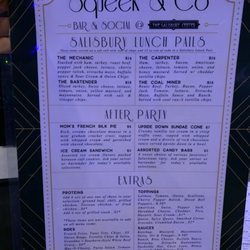 The Salisbury Center - Menu page 2 of 2