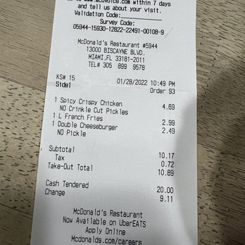 McDonald's - Fast Food Near Me - North Miami, Florida