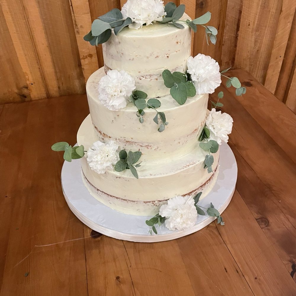 Connecticut Wedding Group - J Cakes, 3 tiered semi naked cake - Caterers Near Me - Middletown, Connecticut Connecticut Wedding Group - J Cakes, 3 tiered semi naked cake - Caterers Near Me - Middletown, Connecticut