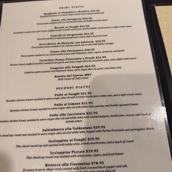 Valerio's Restaurant - Menu - Italian Near Me - Cleveland, Ohio