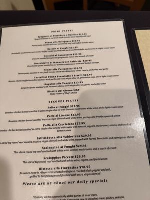 Menu photo 1 Valerio's Restaurant Cleveland, OH