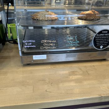 Espresso Cafe - A photo of their empanada selection. - Coffee & Tea Near Me - Forest Park, Illinois