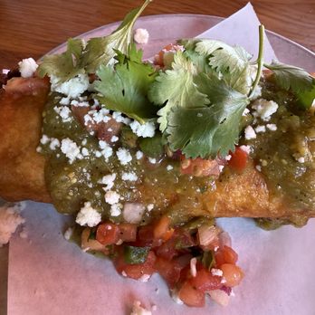 Simmzy's - Bean and Cheese Chimichanga - yum! - Gastropubs Near Me - Long Beach, California