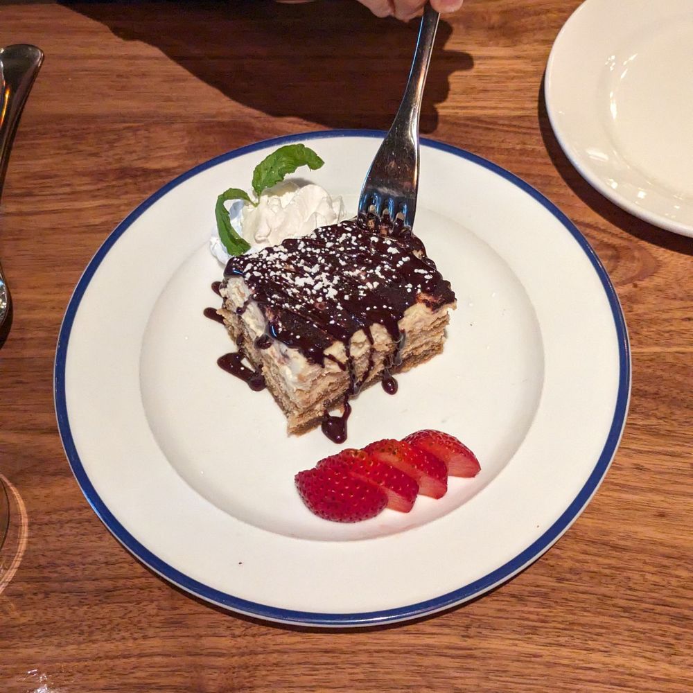 Trapeze Restaurant - Tiramisu - Italian Near Me - Burlingame, California Trapeze Restaurant - Tiramisu - Italian Near Me - Burlingame, California