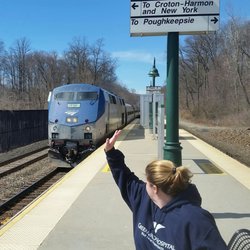 Cortlandt Train Station - Say hi to Amtrak as they pass by....
