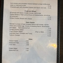 Menu Menu