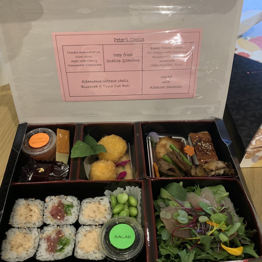 Sushi Park - Peter's choice box. Also comes with another box that has nigiri in it. - Sushi Bars Near Me - West Hollywood, California Sushi Park - Peter's choice box. Also comes with another box that has nigiri in it. - Sushi Bars Near Me - West Hollywood, California
