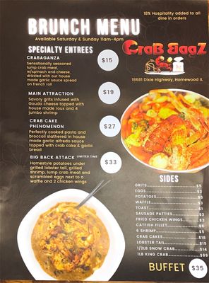 Menu photo 5 Crab Bagz Homewood, IL
