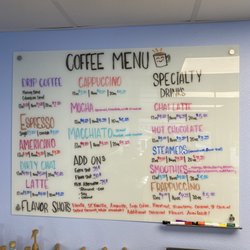 G Scoops - Full coffee offerings