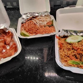 Crazy Thai - Chick'n Boba - Pad Thai, Bangkok fried rice, and of course rangoons. This will easily make four meals for me. - Chicken Wings Near Me - Wichita Falls, Texas Crazy Thai - Chick'n Boba - Pad Thai, Bangkok fried rice, and of course rangoons. This will easily make four meals for me. - Chicken Wings Near Me - Wichita Falls, Texas