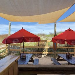 Picnic Tables adjacent to the Dunes