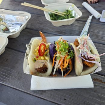 Suns Out Buns Out - Bao Bun Trio - Food Trucks Near Me - Kihei, Hawaii