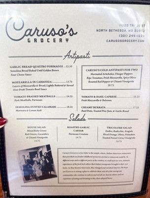 Menu photo 3 Caruso's Grocery North Bethesda, MD Menu photo 3 Caruso's Grocery North Bethesda, MD