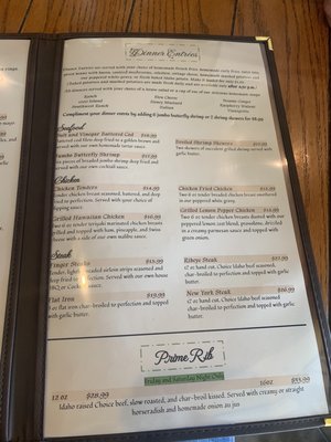 Menu photo 2 Cactus Grill Kimberly, ID
