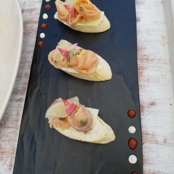 The Beach Club - Smoked salmon mondito - Beach Bars Near Me - Playa del Carmen, ROO The Beach Club - Smoked salmon mondito - Beach Bars Near Me - Playa del Carmen, ROO